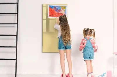 Krémszínű fali mágneses tábla