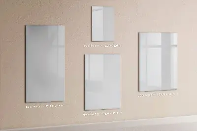 Fali üzenőtábla sötétfehér színben