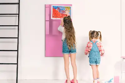 Rózsaszín színű fali mágneses tábla