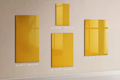 Aranysárga színű mágneses fali tábla