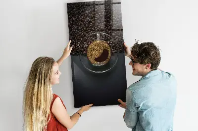 Kávé mintás fali mágneses tábla