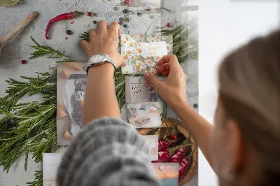 Gyógynövényes fali mágneses tábla