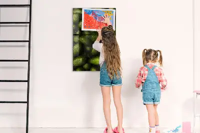 Friss avokádó mintás fali üzenőtábla