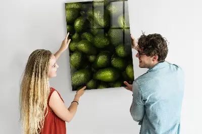 Friss avokádó mintás fali üzenőtábla