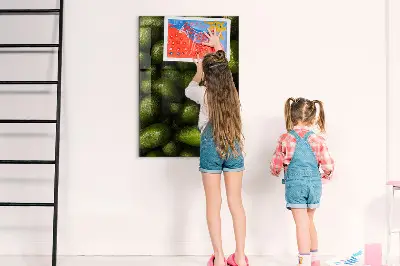 Friss avokádó mintás fali üzenőtábla