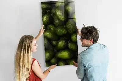 Friss avokádó mintás fali üzenőtábla