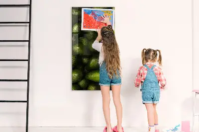 Friss avokádó mintás fali üzenőtábla