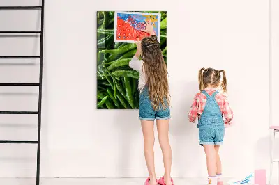 Zöldpaprika alakú fali üzenőtábla