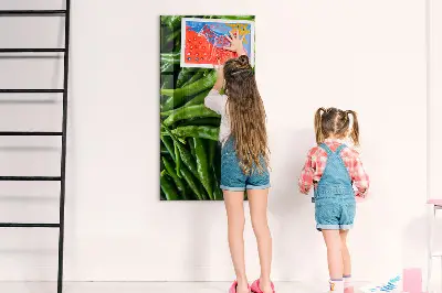 Zöldpaprika alakú fali üzenőtábla