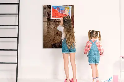Csokoládétábla mintás fali mágnestábla