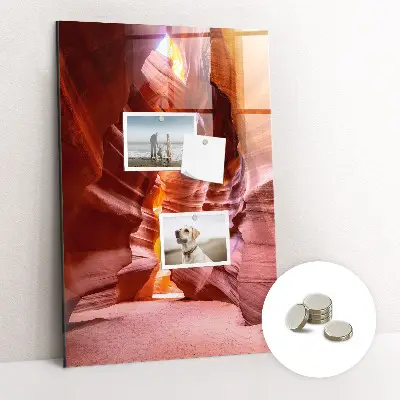 Antilop-kanyon fali üzenőtábla