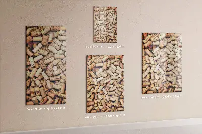 Fali mágneses tábla dugóknak