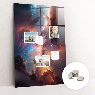 Galaxis űr mintás fali üzenőtábla