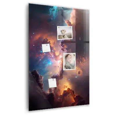 Galaxis űr mintás fali üzenőtábla