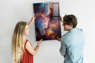 Galaxis űr mintás fali üzenőtábla