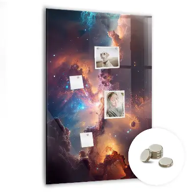 Galaxis űr mintás fali üzenőtábla