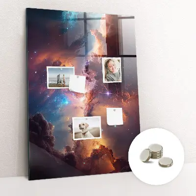 Galaxis űr mintás fali üzenőtábla