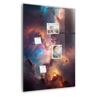 Galaxis űr mintás fali üzenőtábla