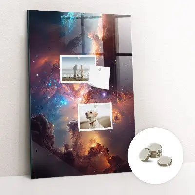 Galaxis űr mintás fali üzenőtábla