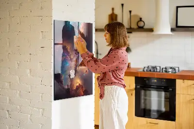 Galaxis űr mintás fali üzenőtábla