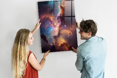 Galaxis űr mintás fali üzenőtábla