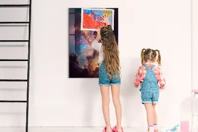 Galaxis űr mintás fali üzenőtábla