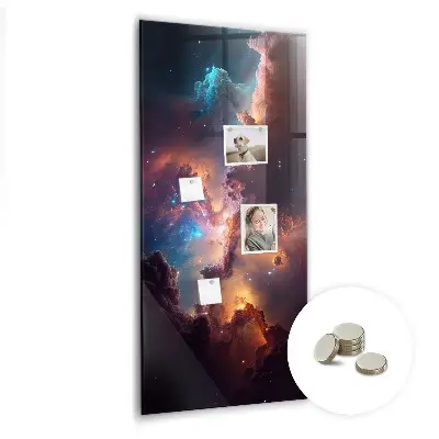 Galaxis űr mintás fali üzenőtábla