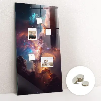 Galaxis űr mintás fali üzenőtábla