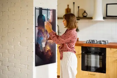 Galaxis űr mintás fali üzenőtábla