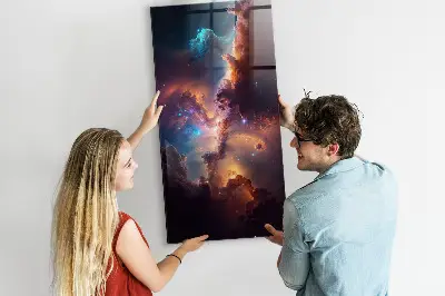 Galaxis űr mintás fali üzenőtábla