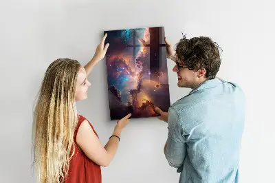 Galaxis űr mintás fali üzenőtábla