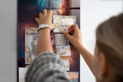Galaxis űr mintás fali üzenőtábla