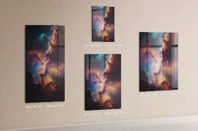 Galaxis űr mintás fali üzenőtábla