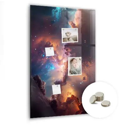 Galaxis űr mintás fali üzenőtábla
