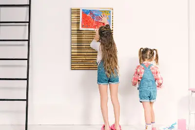 Bambusz fali üzenőtábla