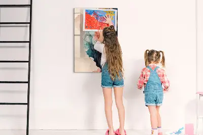 Absztrakt foltok mintás fali üzenőtábla