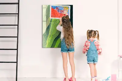 Mágneses fali tábla természet tájkép mintával