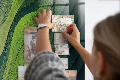 Mágneses fali tábla természet tájkép mintával