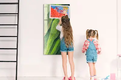 Mágneses fali tábla természet tájkép mintával