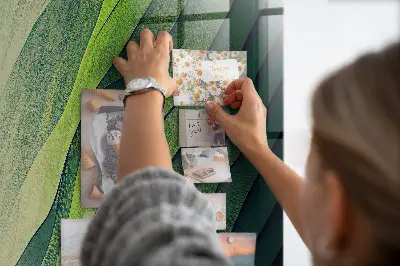 Mágneses fali tábla természet tájkép mintával
