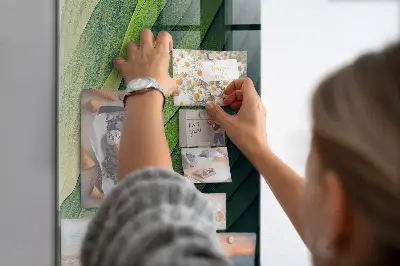 Mágneses fali tábla természet tájkép mintával