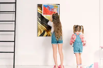 Absztrakt vonalas mintájú fali üzenőtábla