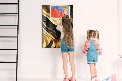 Absztrakt vonalas mintájú fali üzenőtábla