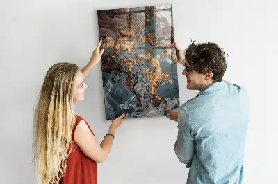 Márványmintás fali üzenőtábla