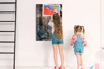 Márványmintás fali üzenőtábla
