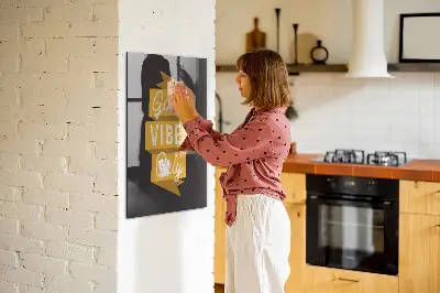 Fali mágneses tábla inspiráló idézettel