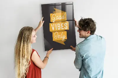 Fali mágneses tábla inspiráló idézettel