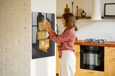 Fali mágneses tábla inspiráló idézettel