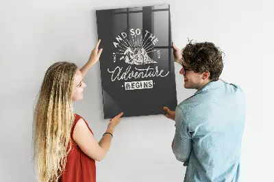 Mágneses retró poszter fali tábla