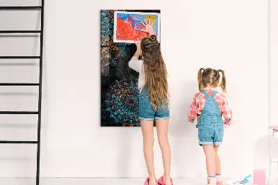 Dekoratív mandala mintás fali üzenőtábla